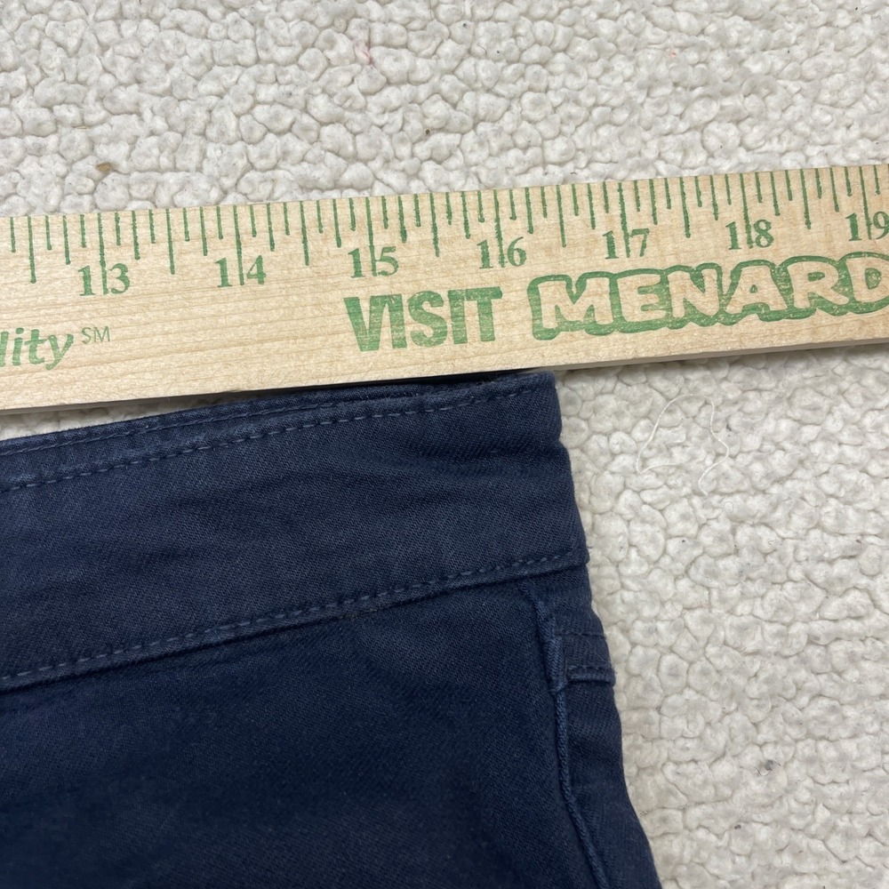 The Savile Row Company London Mens 32x32 Navy Blue Chino Pants Stretch Cotton - Picture 6 of 10